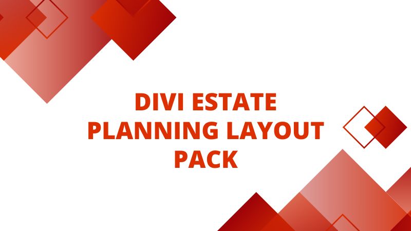Divi Estate Planning Layout Pack