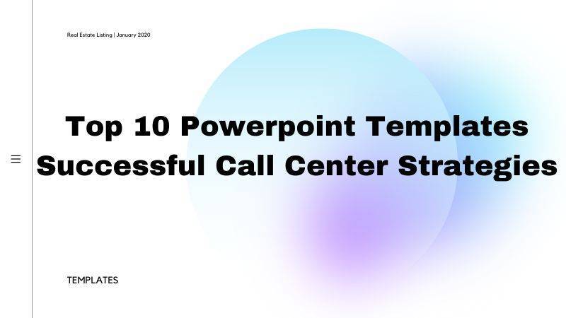 Call Center PPT Templates Free Download