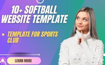 The Perfect 10 Softball Website Template: WordPress, Framer, Webflow