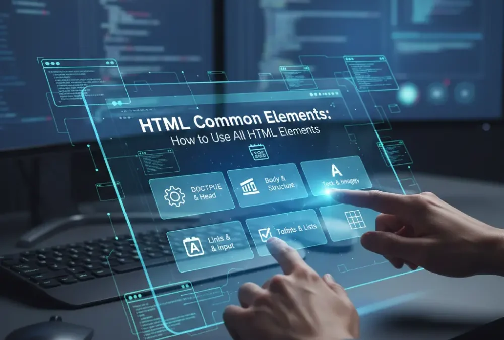 HTML Common Elements: How to Use Html All Elements 2026
