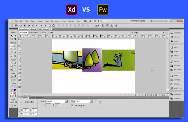 Adobe XD vs Fireworks