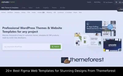 20+ Best Figma Web Templates for Stunning Designs From Themeforest