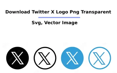 Download Twitter X Logo Png Transparent, Svg, Vector, Icons, Symbols, Images in 2024