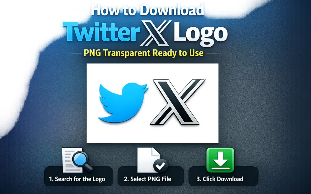 How to Download Twitter X Logo PNG Transparent Ready to Use