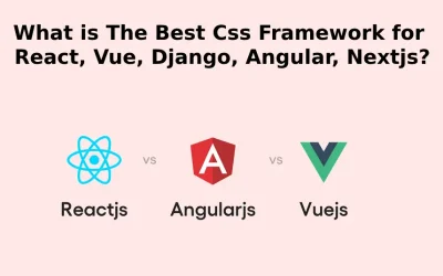 What is The Best Css Framework for React, Vue, Django, Angular, Nextjs?