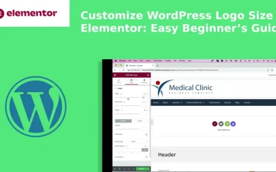 Customize WordPress Logo Size Elementor: Easy Beginner’s Guide