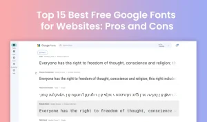 Best Free Google Fonts for Websites