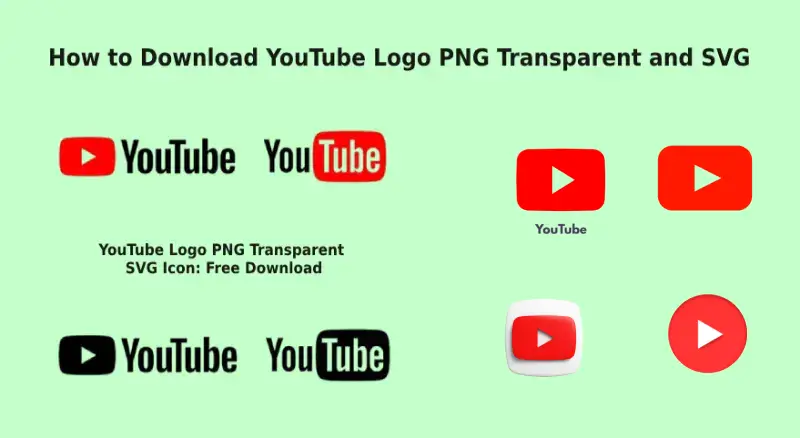 YouTube Logo PNG Transparent SVG Icon: Free Download