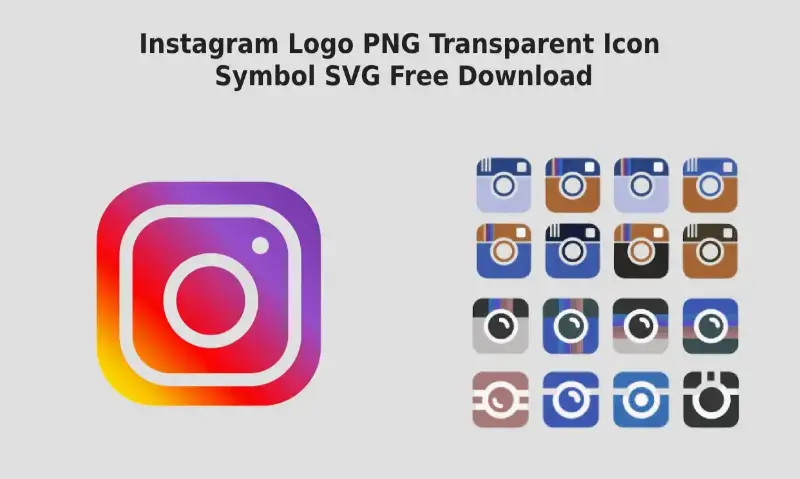 Instagram Logo PNG Transparent Icon Symbol SVG Free Download