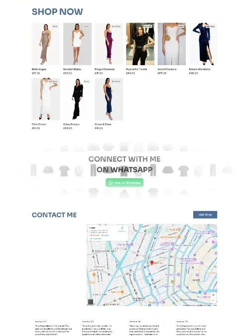 Maasho Free Framer Shop Template