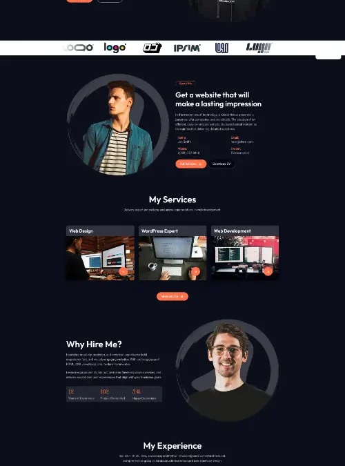 Portfulix Personal Portfolio Framer Templates
