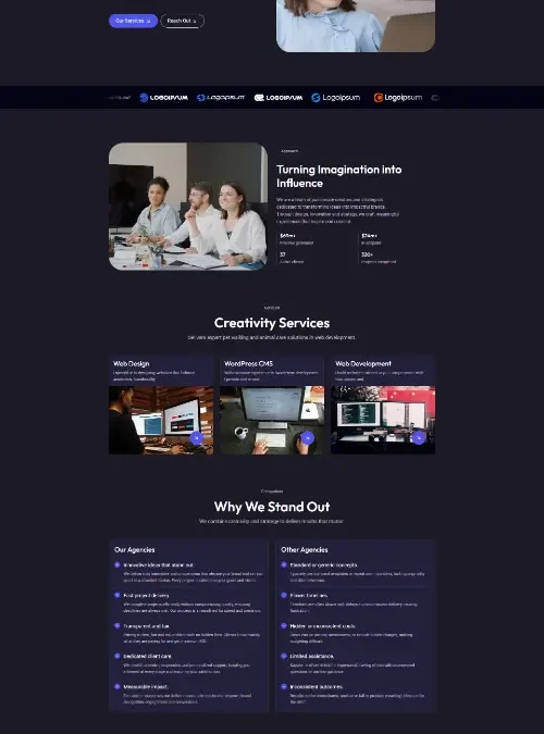 Profita Creative Business Framer Template