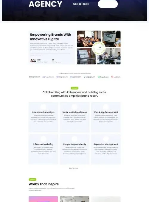 Dezone Digital Marketing Framer Template
