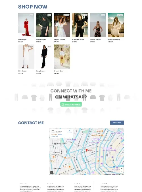 Maasho Free Framer Shop Template