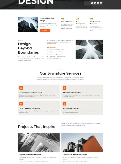 ArchiBuild Architecture Framer Template