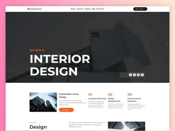 Architecturex Framer Templates Architecturex Framer Templates