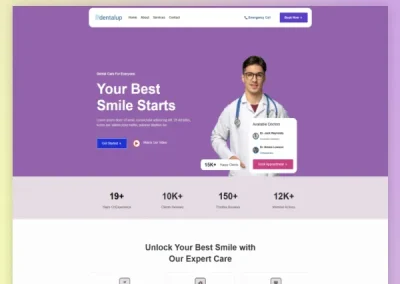 Dentalup-Dentist Elementor Template Kit