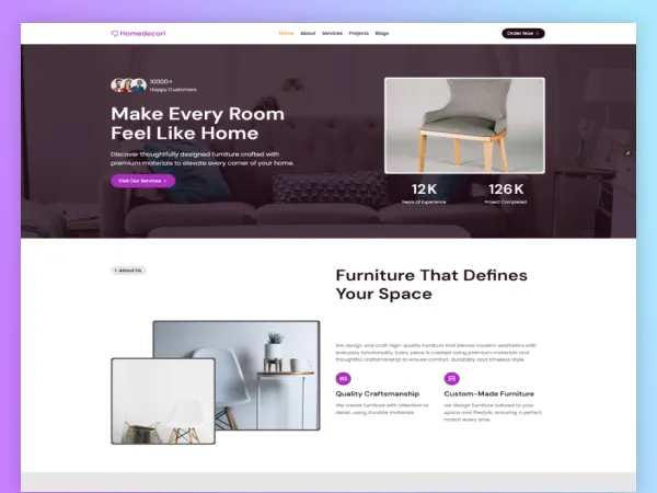Homedecori Framer Femplates