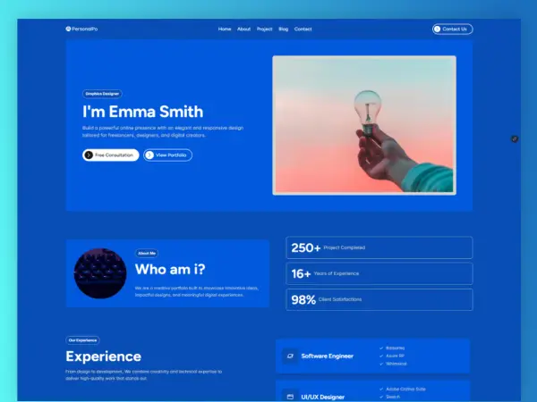 Personalpo Framer Templates