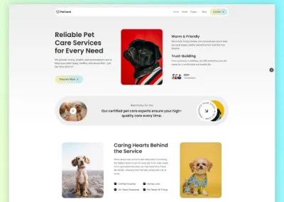 Petcarei Framer Templates