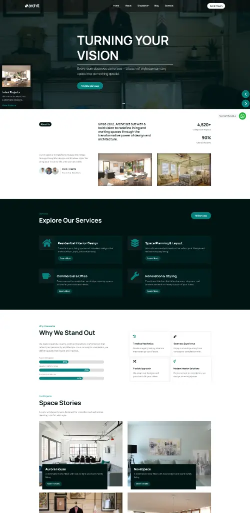 Archit Home Interior Divi Layout Archit Home Interior Divi Layout