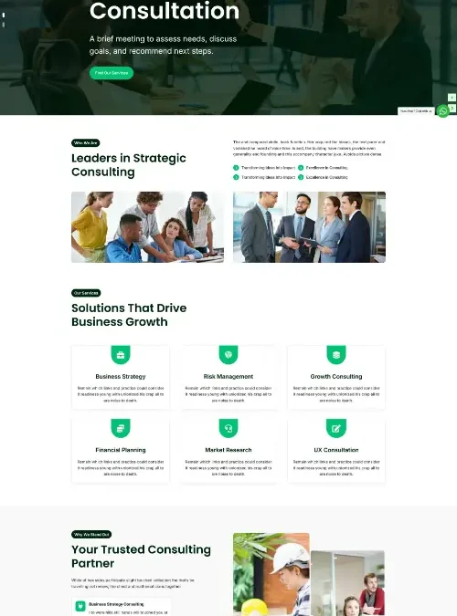 Consulez Consultant Divi Layout