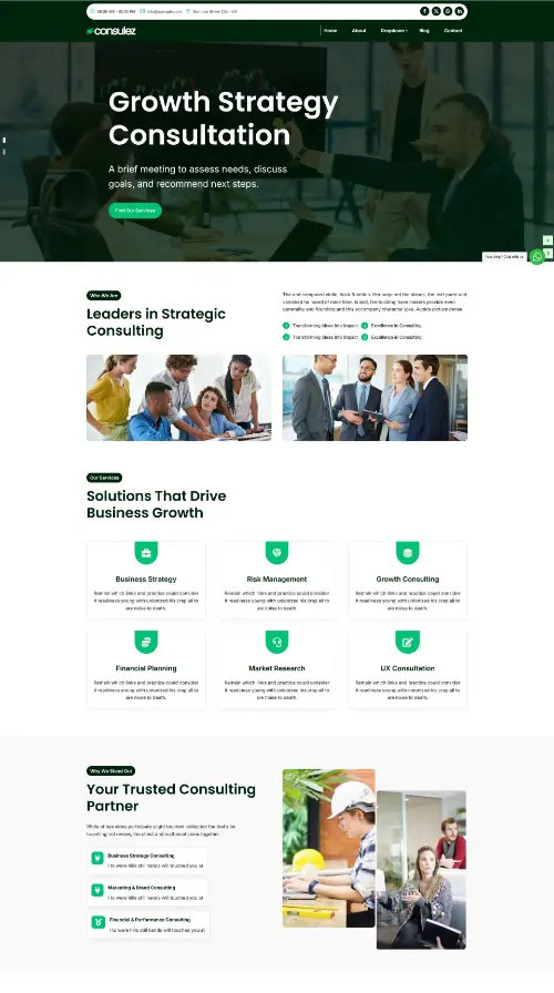 Consulez Consultant Divi Layout