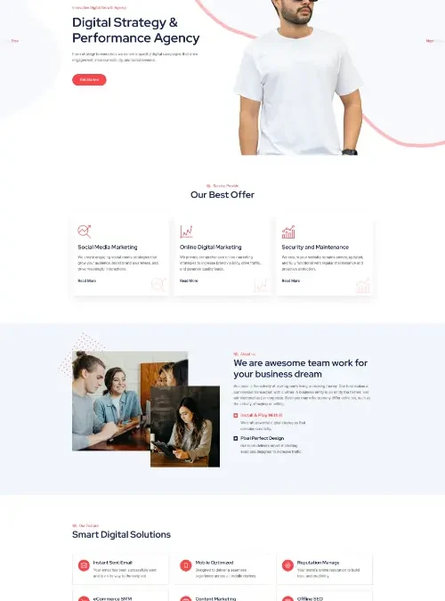 Needs Digital Marketing Html Template