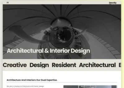 Devnity Architecture HTML Template