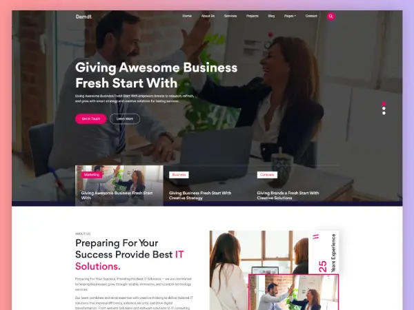 Damdt Business HTML Templates