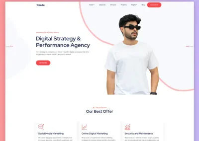 Needs Digital Marketing Html Template