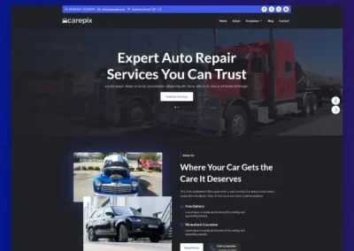 Carepix Car Repair Auto Divi Layout