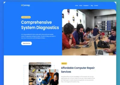 ComRap Repair Services Divi Layout
