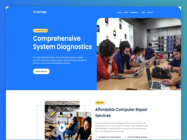 ComRap Repair Services Divi Layout ComRap Repair Services Divi Layout