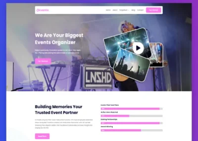 Eventix Event Planner Organizer Divi Layout